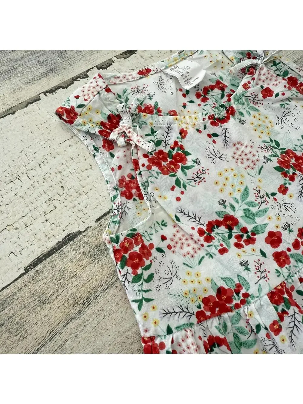 H&M Baby 9-12 Months Floral Lightweight Dress